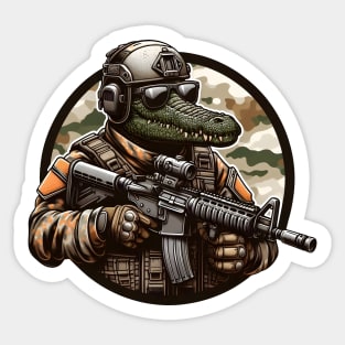 Tactical Crocodile Operator Sticker